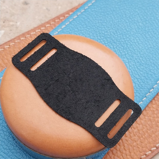 18mm Vintage Style Soft Calfskin Leather Bund Pad for Watch Strap
