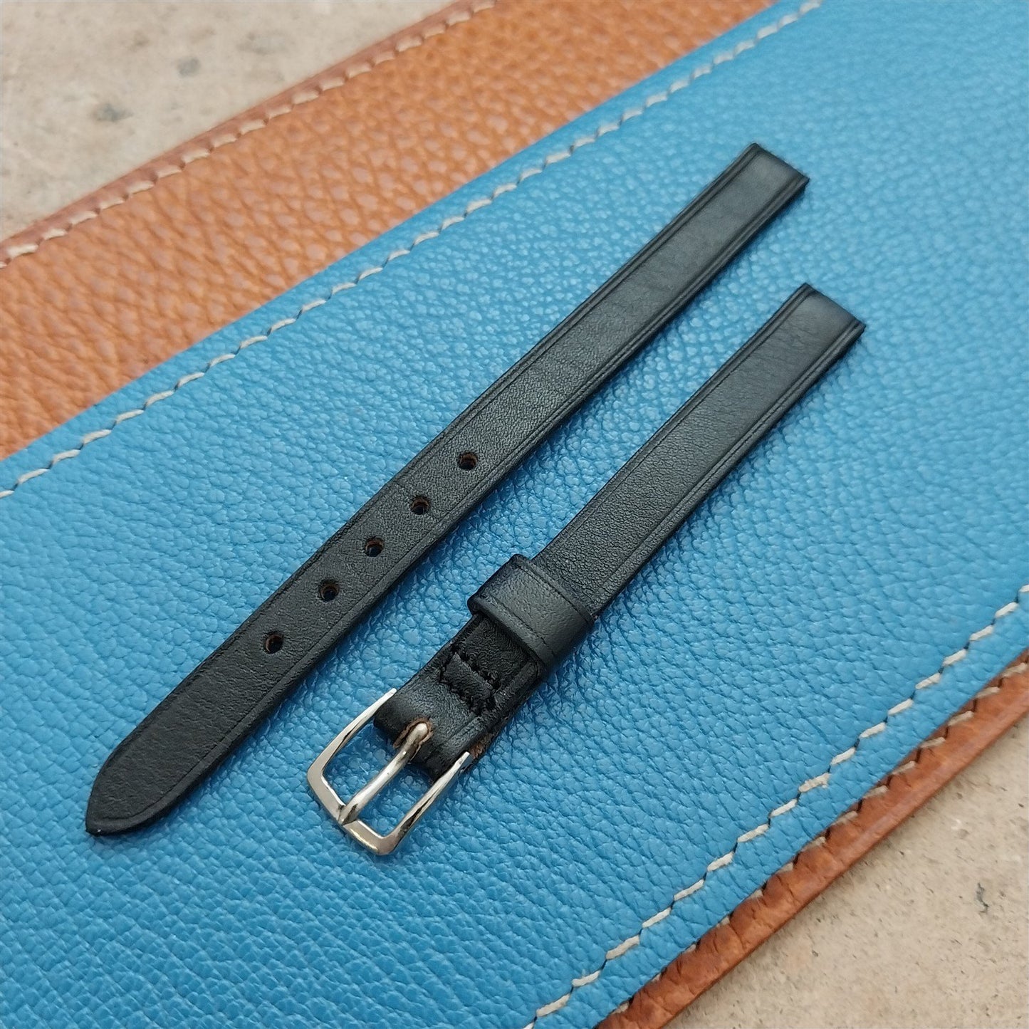 8mm Ladies NOS Kalbe Vintage Leather Watch Strap