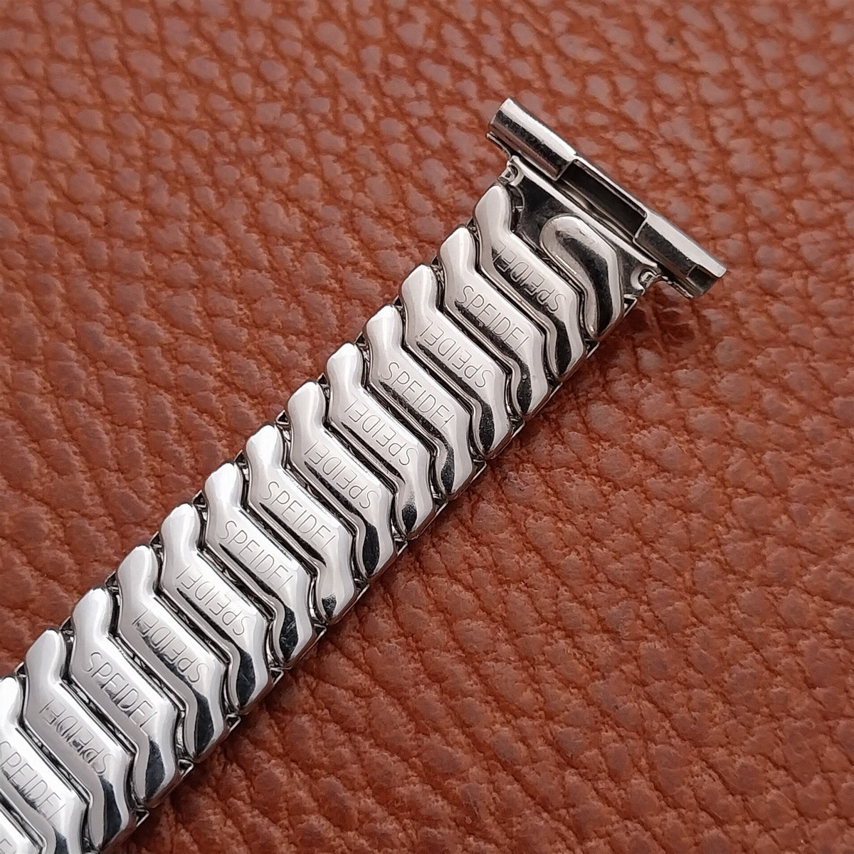 White Gold-Filled Speidel Golden Templar NOS 1950s Vintage Watch Band