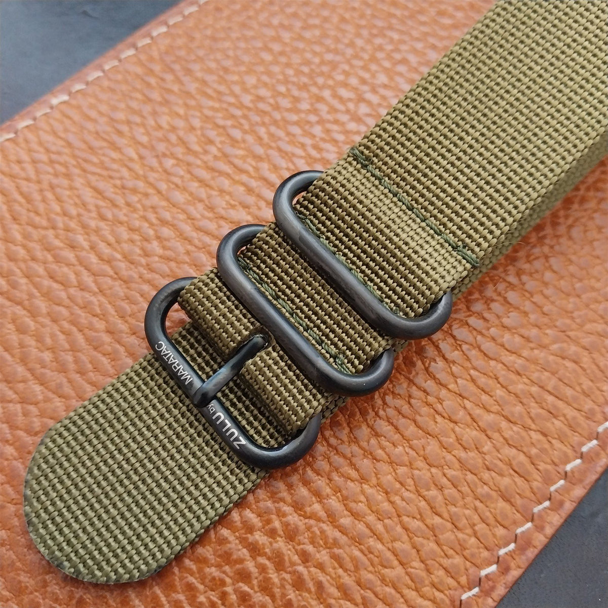 24mm Maratac 4 Buckle Zulu Watch Strap