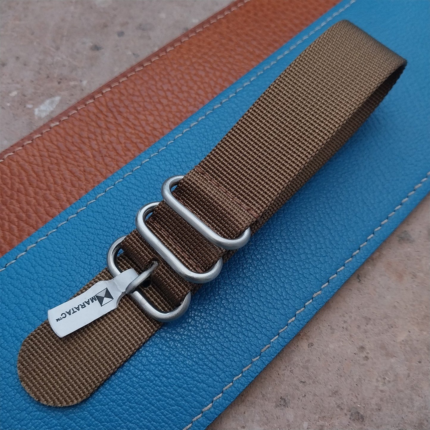 24mm Desert Sand Maratac Zulu Watch Strap