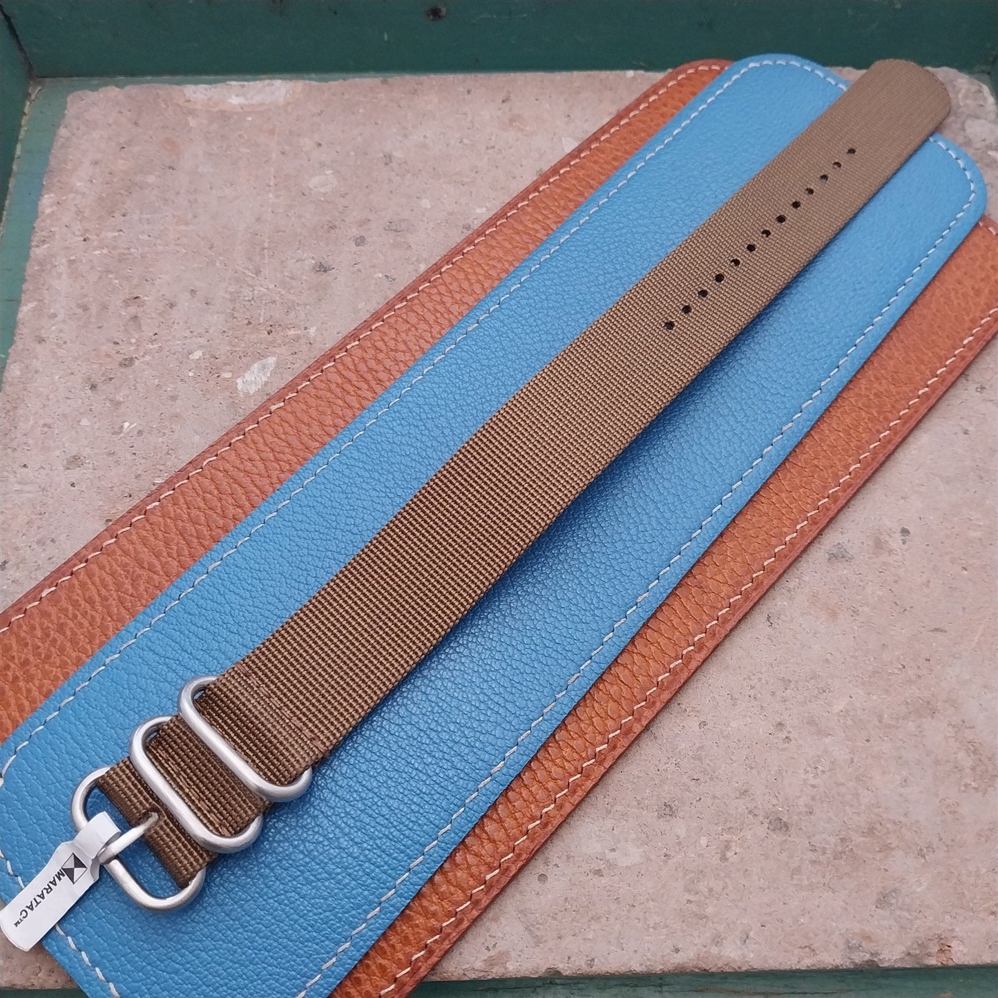 24mm Desert Sand Maratac Zulu Watch Strap