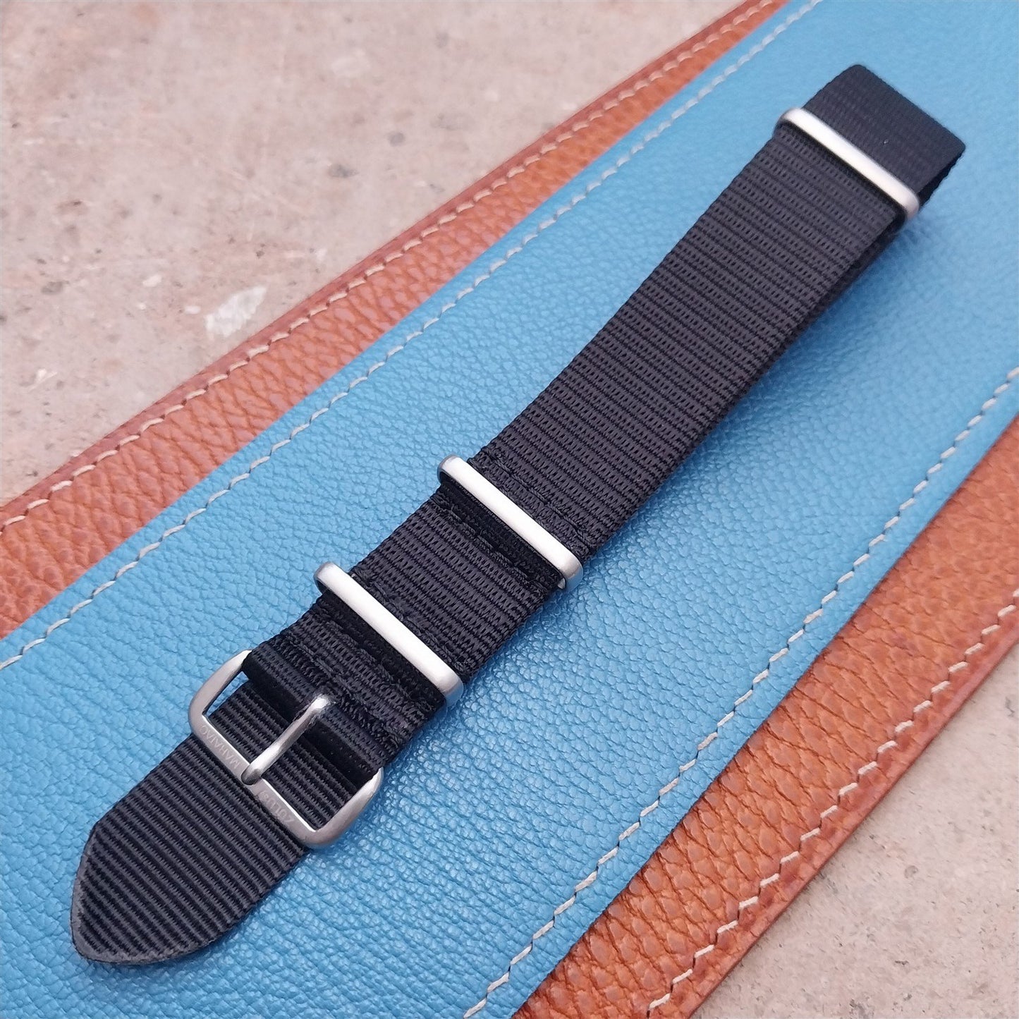 20mm Black Maratac MOD Watch Strap