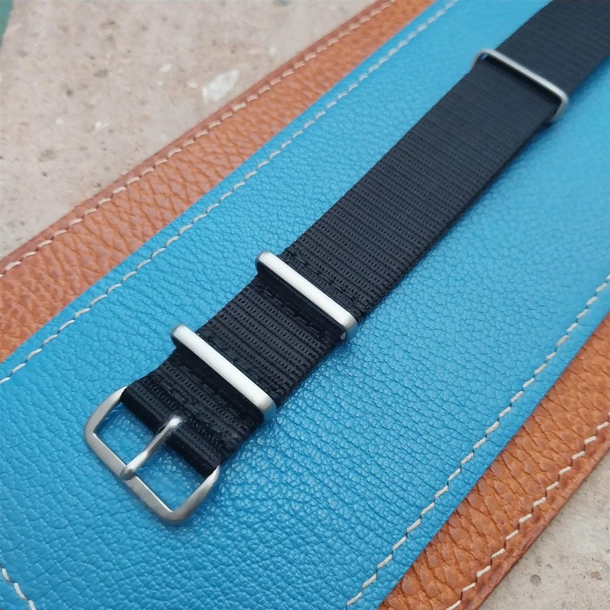 20mm Black Maratac MOD Watch Strap