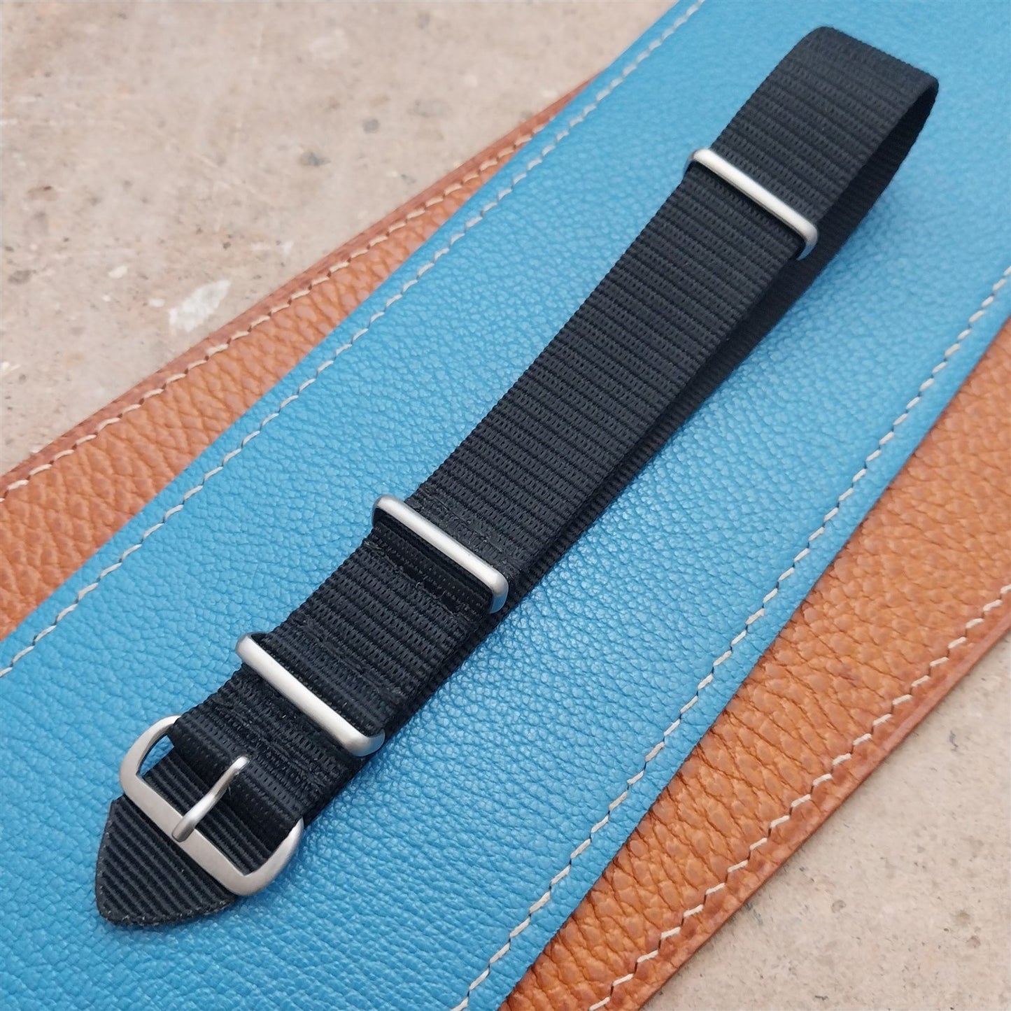 18mm Black Maratac MOD Watch Strap