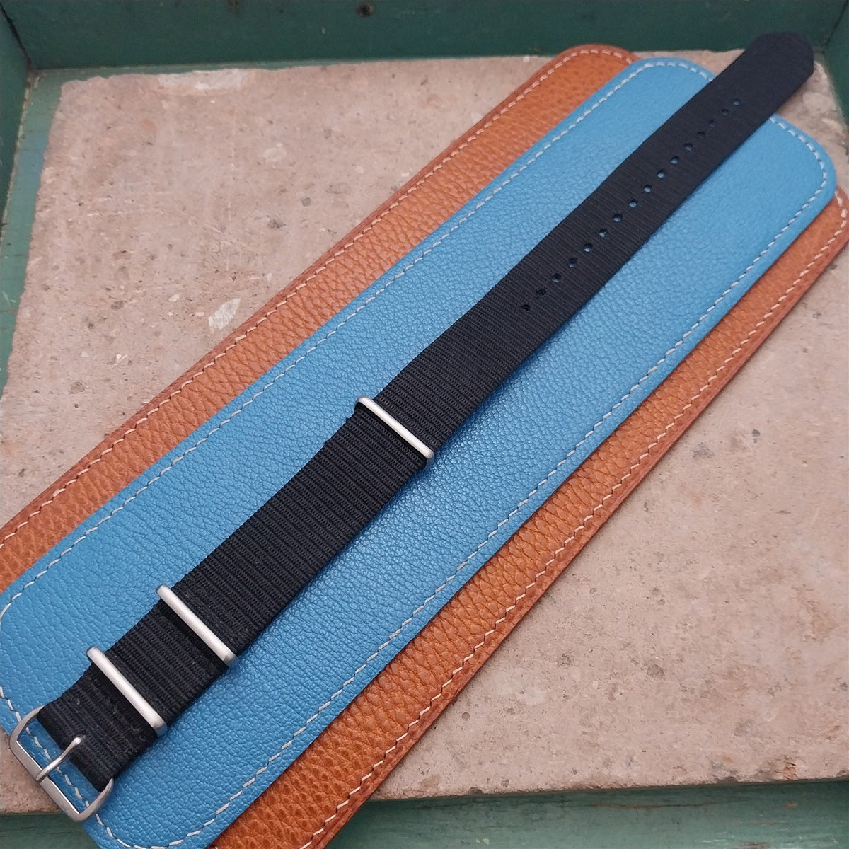 22mm Black Maratac MOD Watch Strap