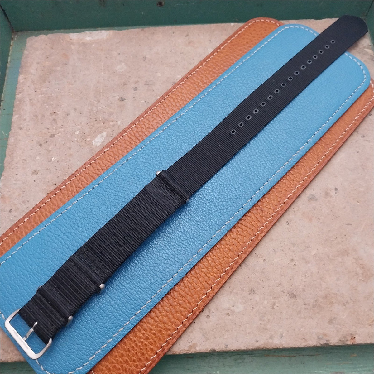 22mm Black Maratac MOD Watch Strap