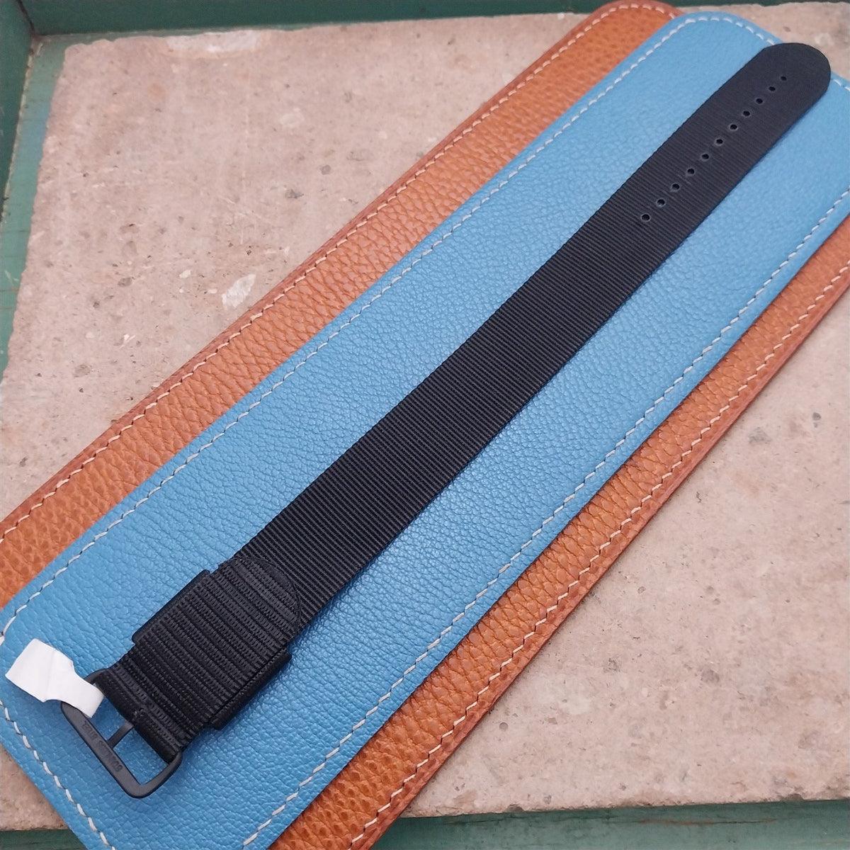 22mm Maratac Mil Series Black Nylon Single-Pass Watch Strap