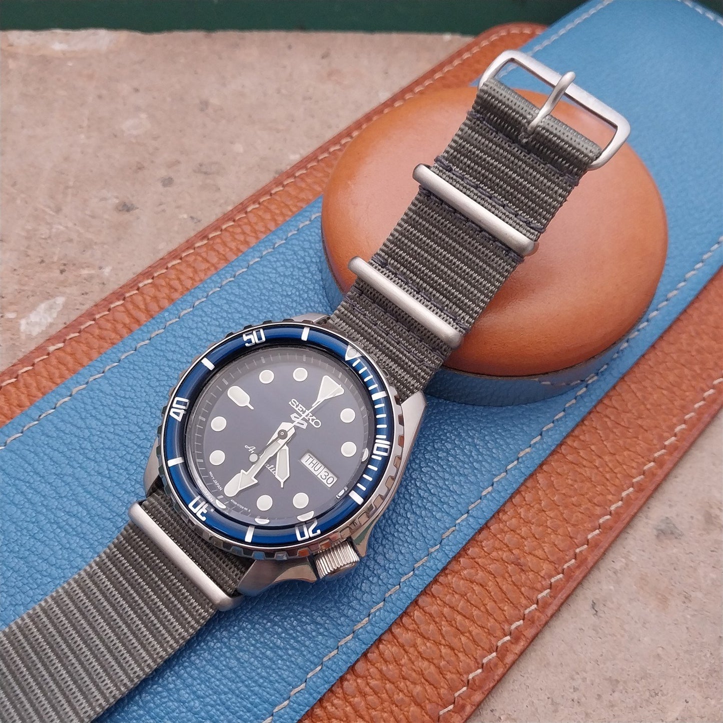 22mm Gray Maratac MOD Watch Strap