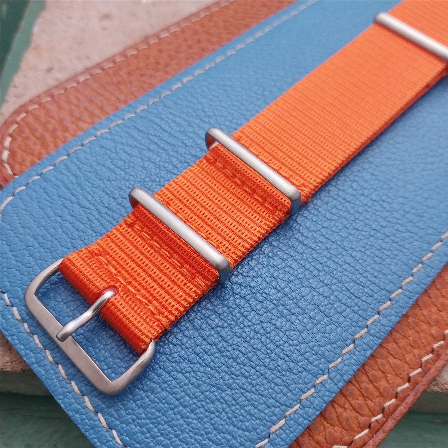 22mm Orange Maratac MOD Watch Strap