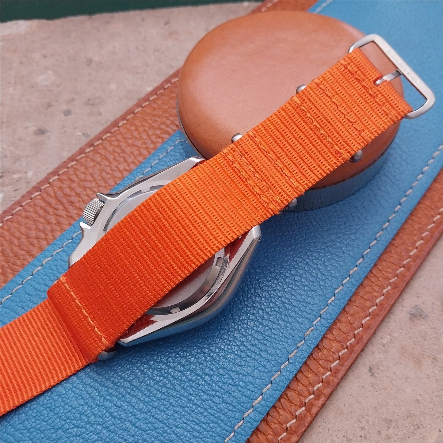 22mm Orange Maratac MOD Watch Strap