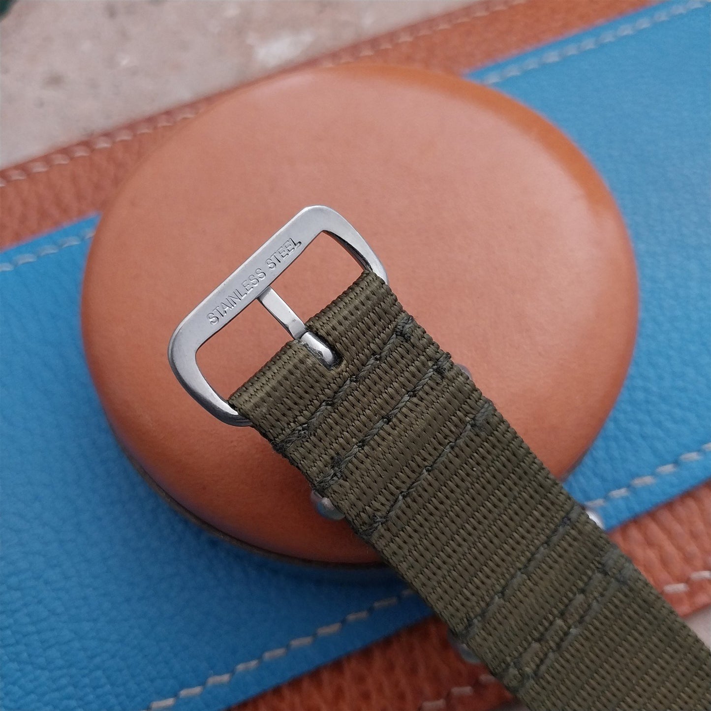 18mm OD Olive Green Maratac MOD Watch Strap