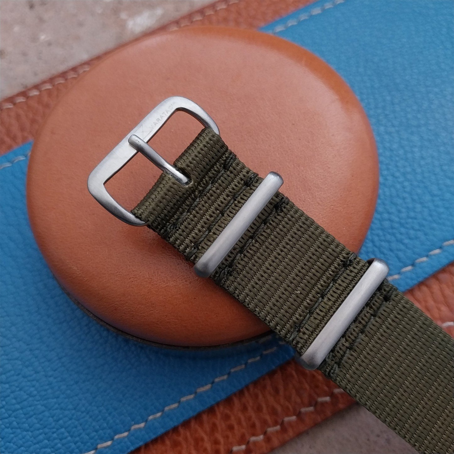 18mm OD Olive Green Maratac MOD Watch Strap