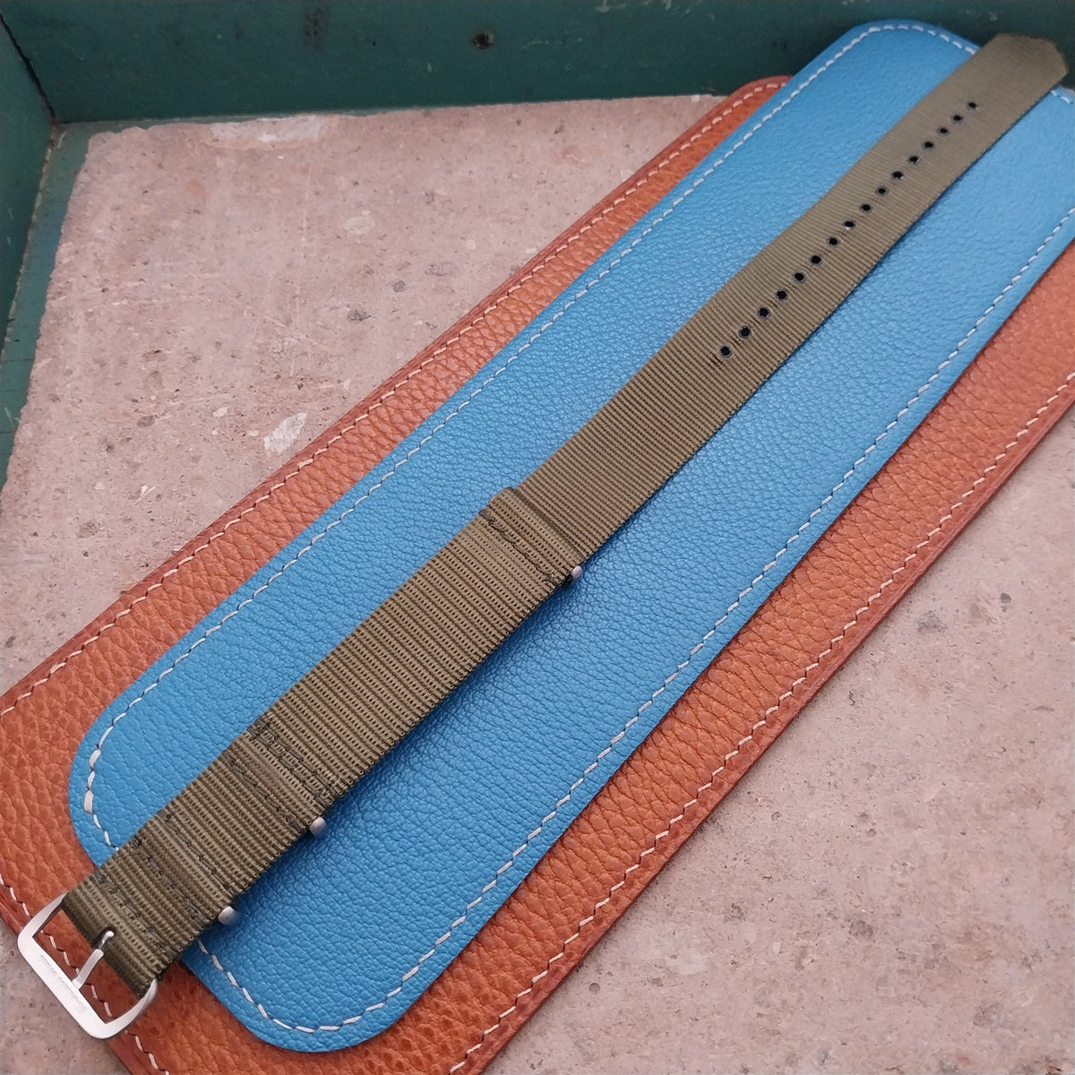 20mm OD Olive Green Maratac MOD Watch Strap