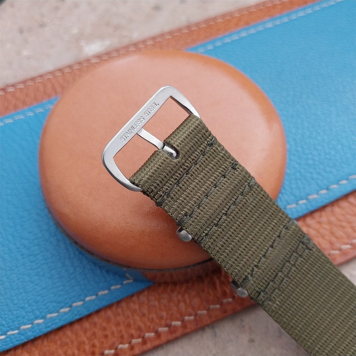 20mm OD Olive Green Maratac MOD Watch Strap
