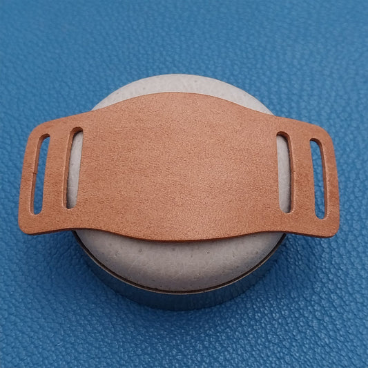 17mm 18mm 19mm Vintage Style Kakishibu Leather Bund Pad