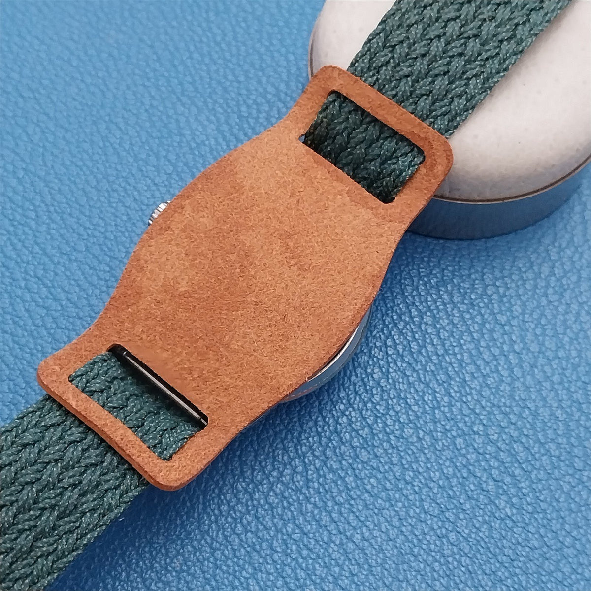 17mm 18mm 19mm Vintage Style Kakishibu Leather Bund Pad