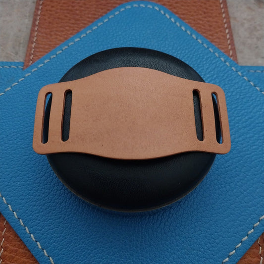 USA Made Kakishibu Leather 18mm 19mm 20mm Vintage Style Bund Pad