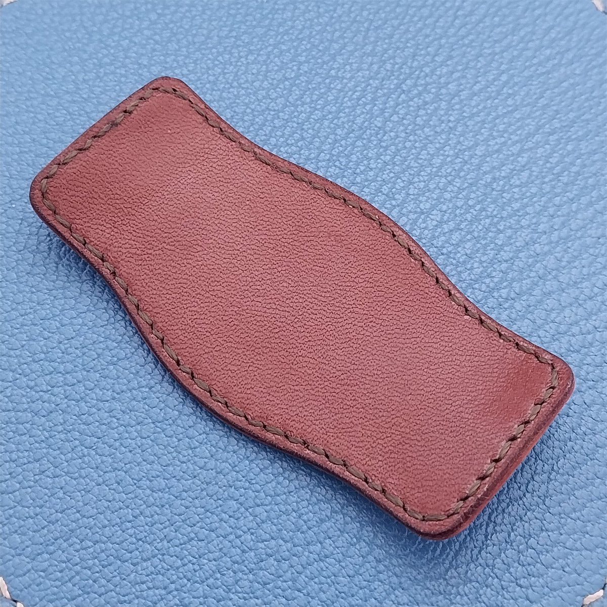 Kakishibu Saddle Leather 18mm 19mm 20mm Vintage Style Bund Pad