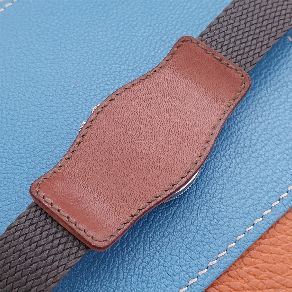 Kakishibu Saddle Leather 18mm 19mm 20mm Vintage Style Bund Pad