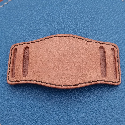 Kakishibu Saddle Leather 18mm 19mm 20mm Vintage Style Bund Pad