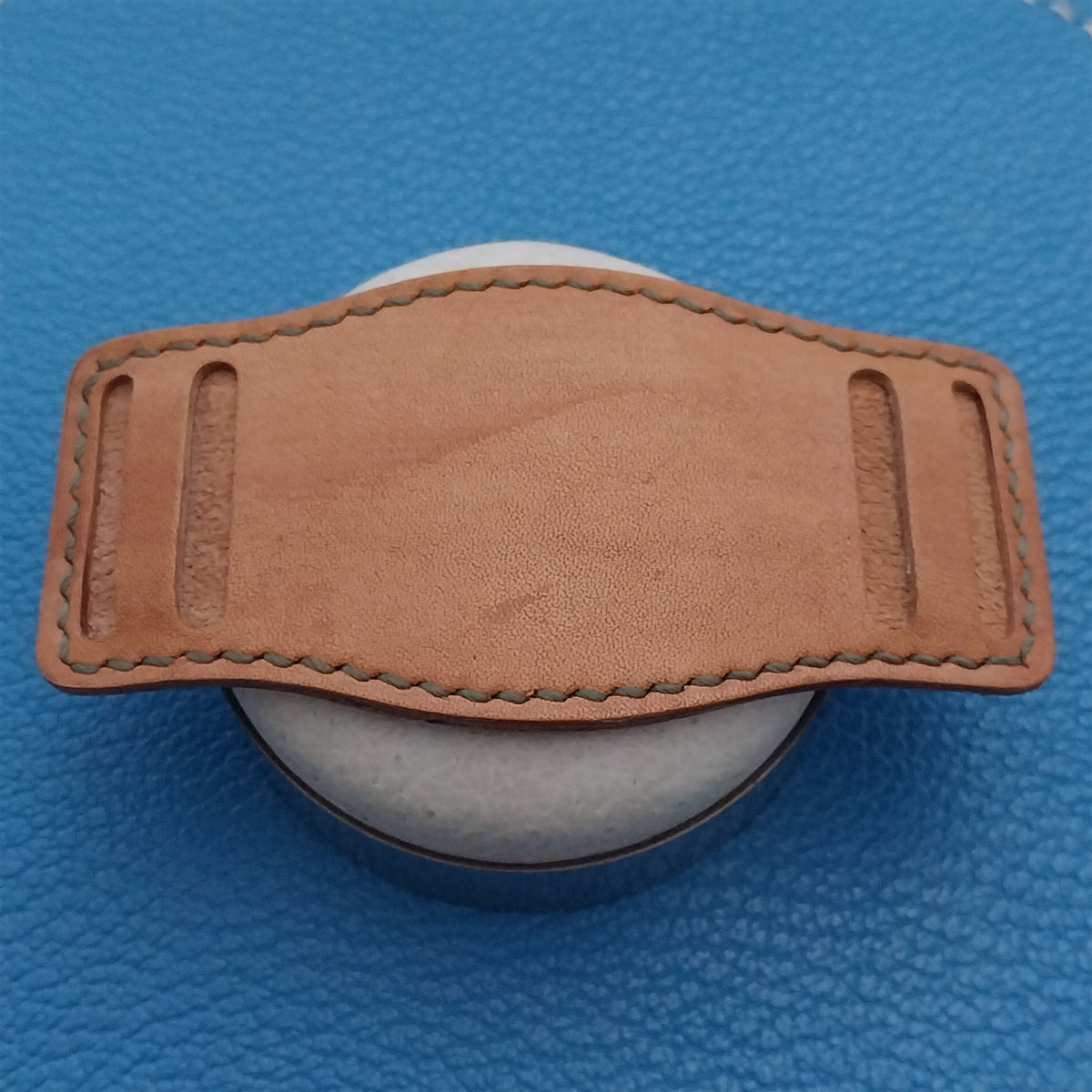 Kakishibu Saddle Leather 18mm 19mm 20mm Vintage Style Bund Pad