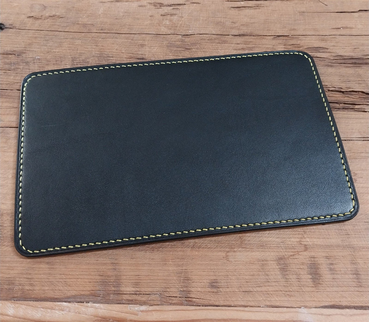 Handmade Black Bridle Leather Watch Strap Changing Pad