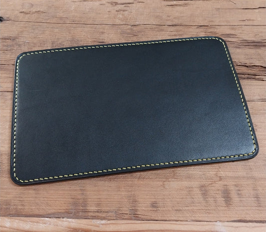 Handmade Black Bridle Leather Watch Strap Changing Pad