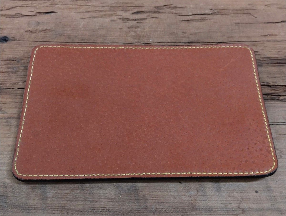 Handmade Black Bridle Leather Watch Strap Changing Pad