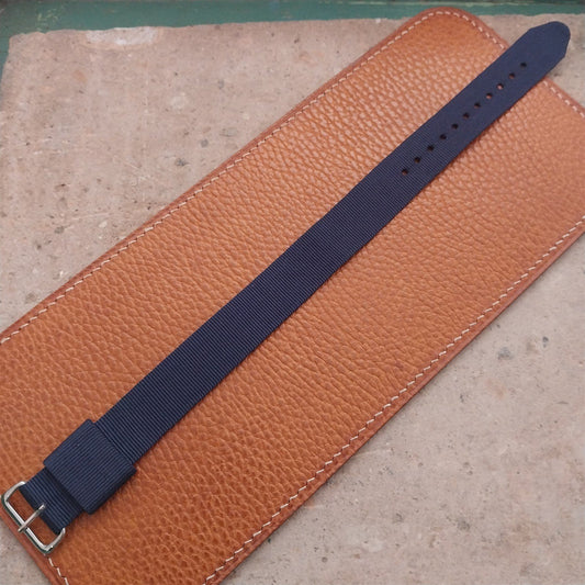 20mm Titanium Maratac Mil Series Black Nylon Single-Pass Watch Strap