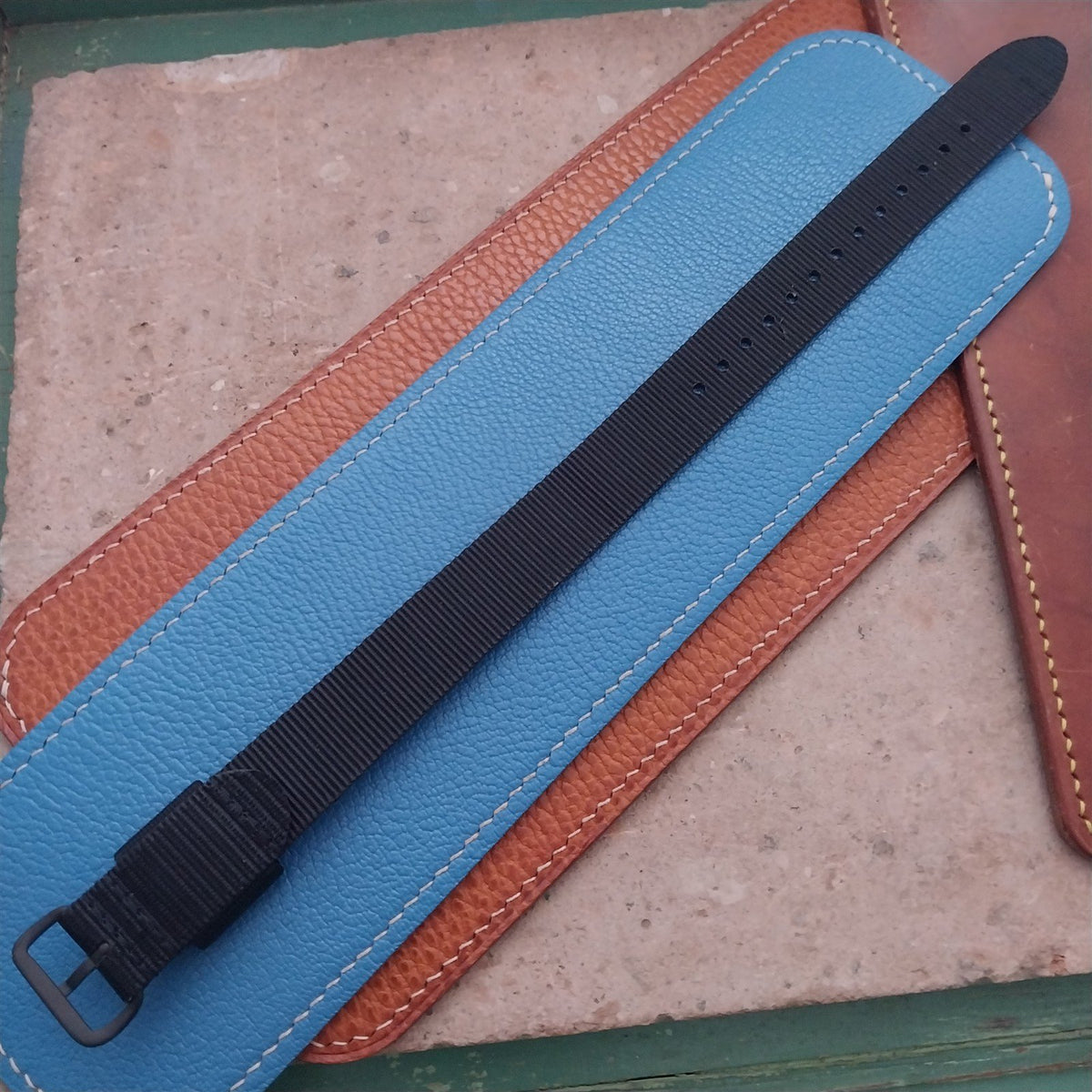 18mm Maratac Mil Series Black Nylon Single-Pass Watch Strap