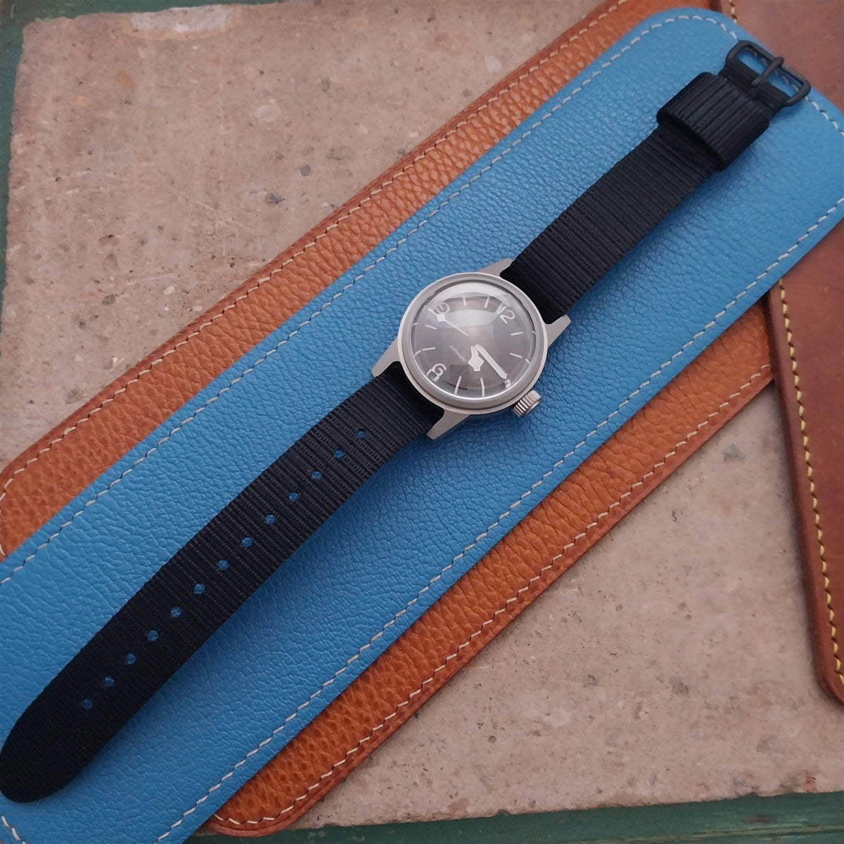 18mm Maratac Mil Series Black Nylon Single-Pass Watch Strap