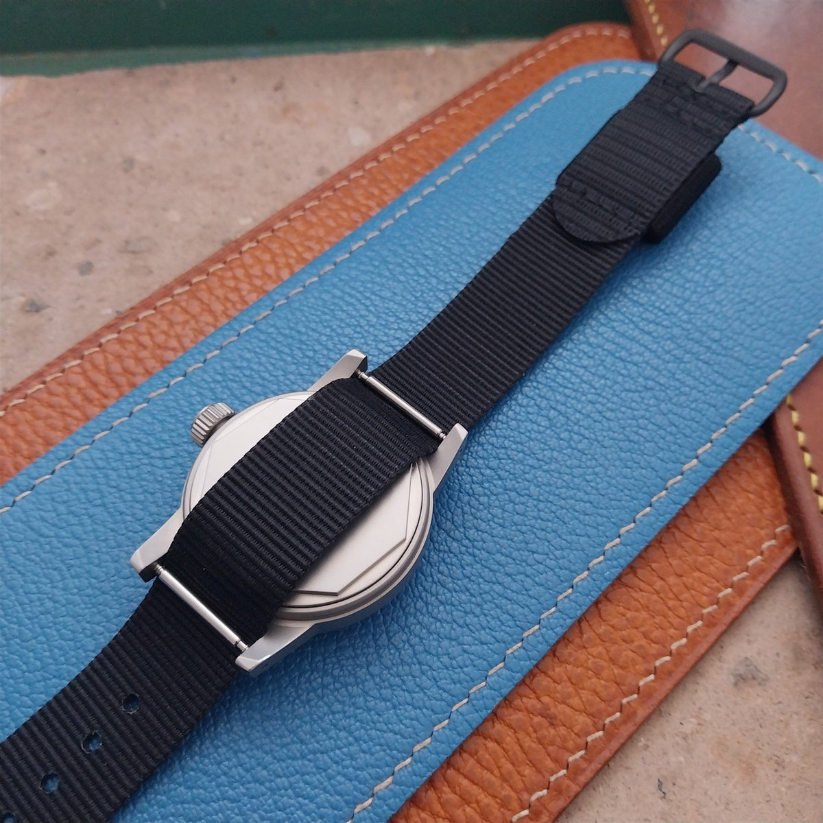 18mm Maratac Mil Series Black Nylon Single-Pass Watch Strap
