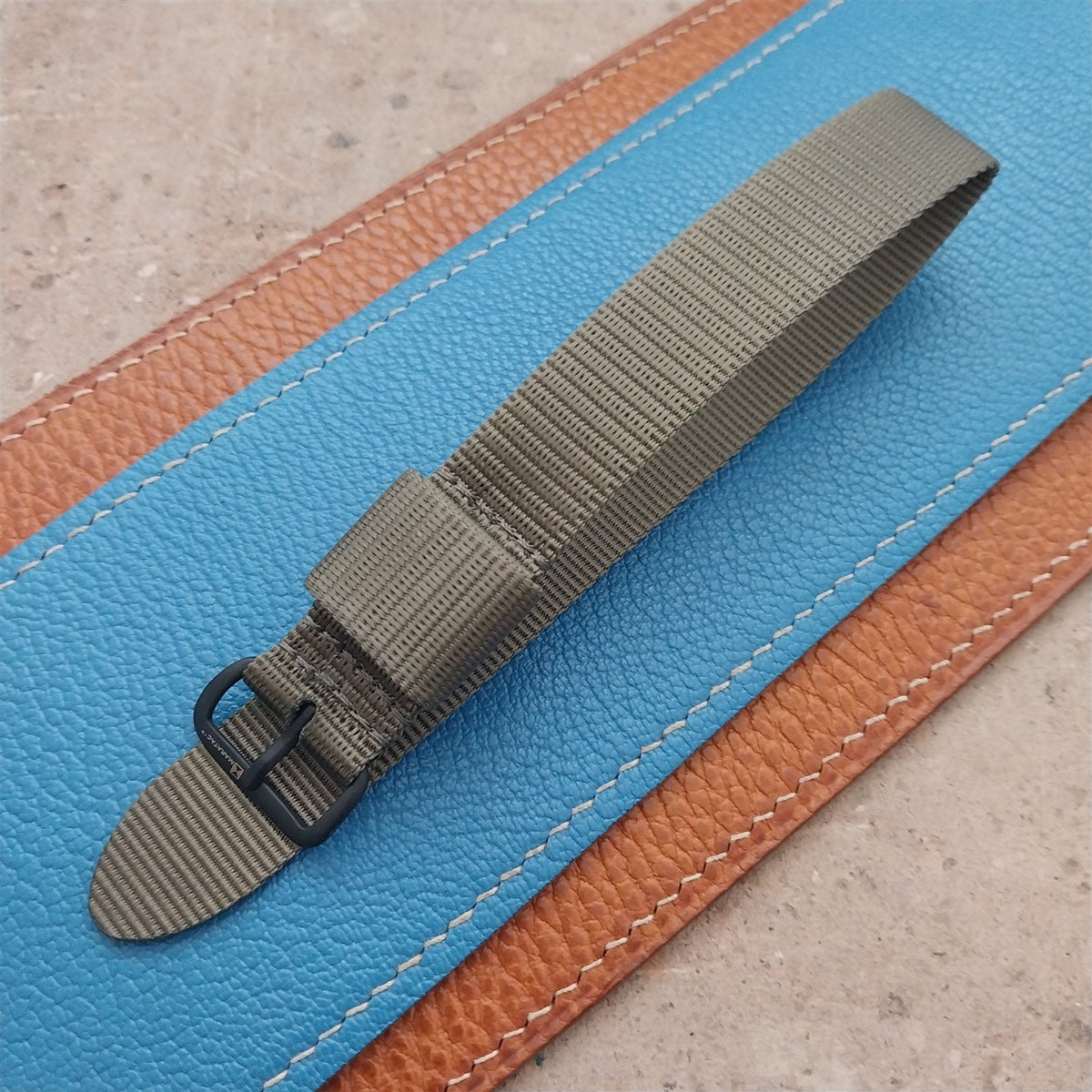 18mm Maratac Mil Series Olive Drab Nylon Single-Pass Watch Strap