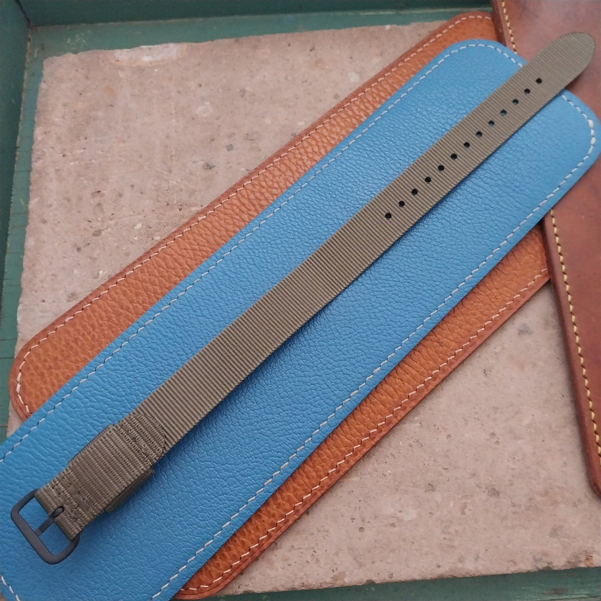 18mm Maratac Mil Series Olive Drab Nylon Single-Pass Watch Strap