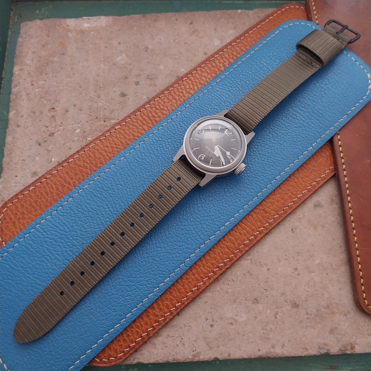 18mm Maratac Mil Series Olive Drab Nylon Single-Pass Watch Strap