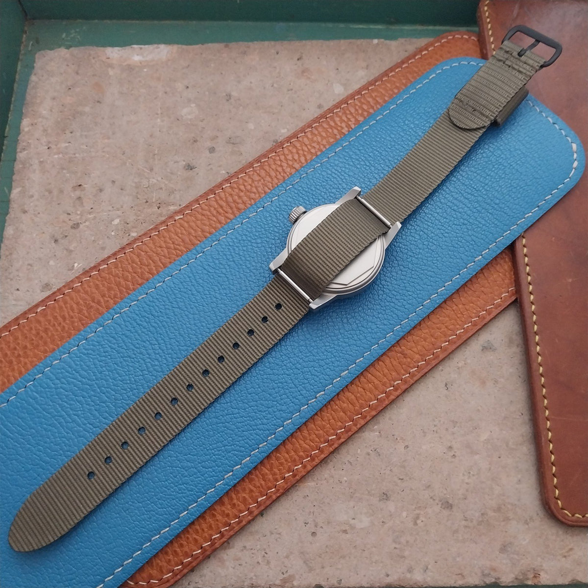 18mm Maratac Mil Series Olive Drab Nylon Single-Pass Watch Strap