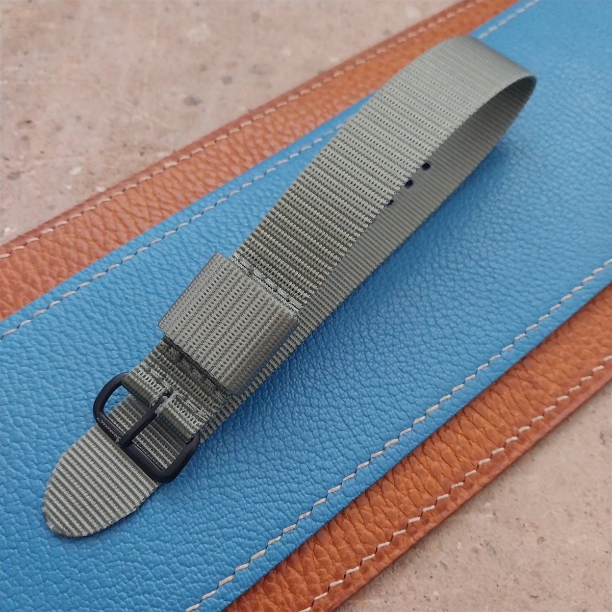18mm Maratac Mil Series ACU Gray Nylon Single-Pass Watch Strap
