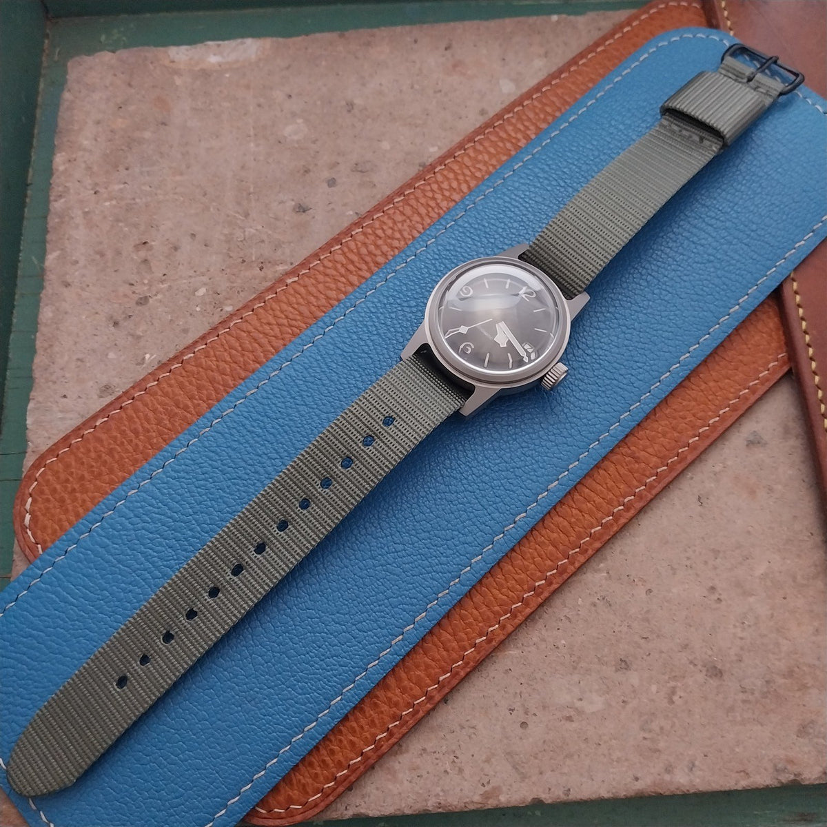 18mm Maratac Mil Series ACU Gray Nylon Single-Pass Watch Strap