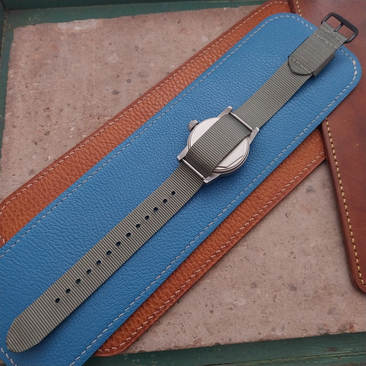 18mm Maratac Mil Series ACU Gray Nylon Single-Pass Watch Strap