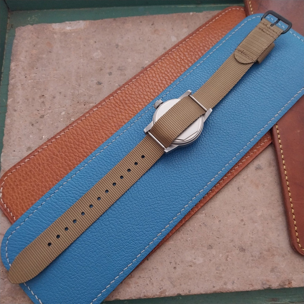 18mm Maratac Mil Series Brown Sand Nylon Single-Pass Watch Strap