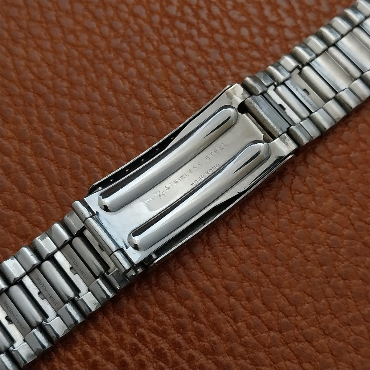 Vintage 18mm Stainless Steel NOS Unused Classic 1970s Watch Band