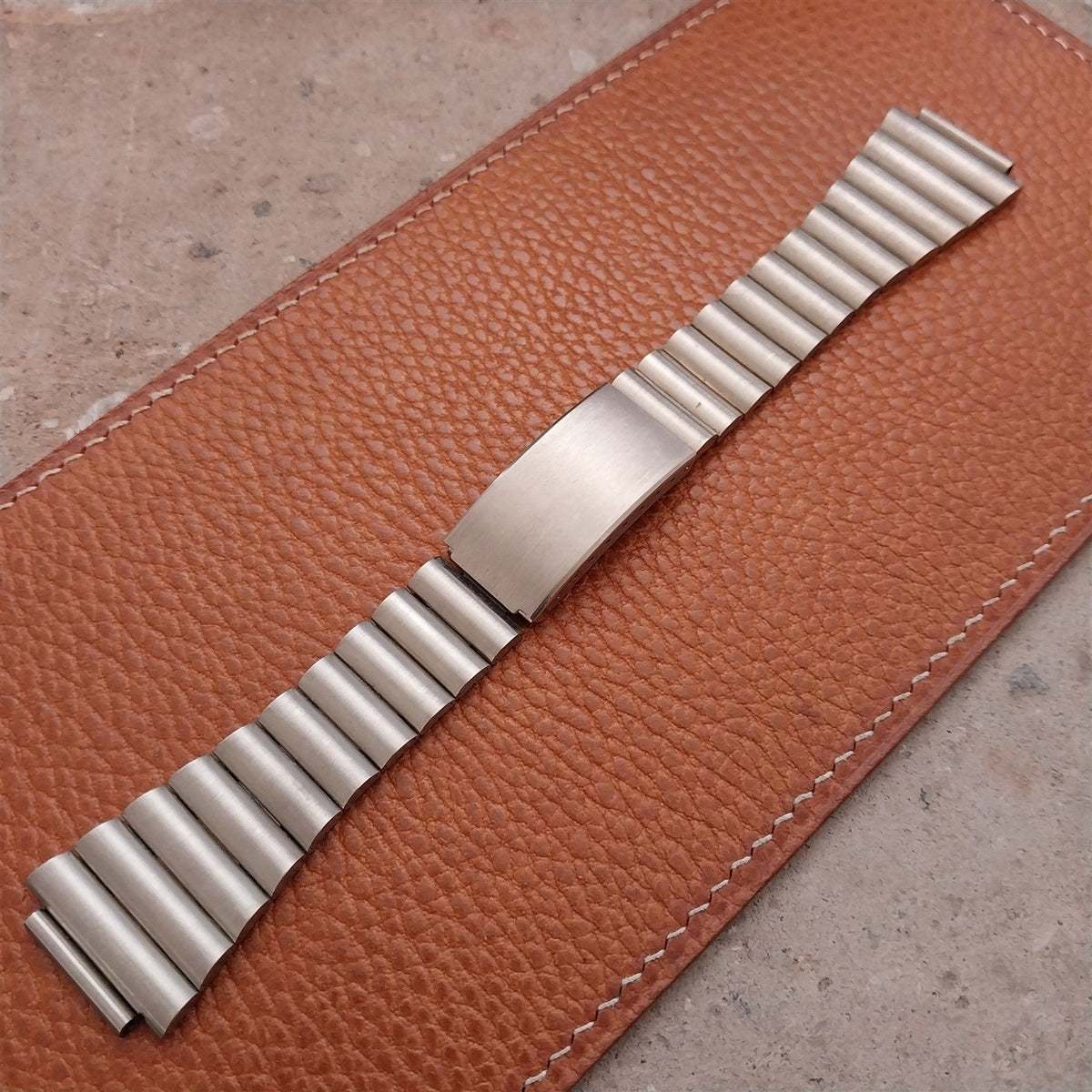 Vintage 18mm Stainless Steel NOS Unused Classic 1970s Watch Band