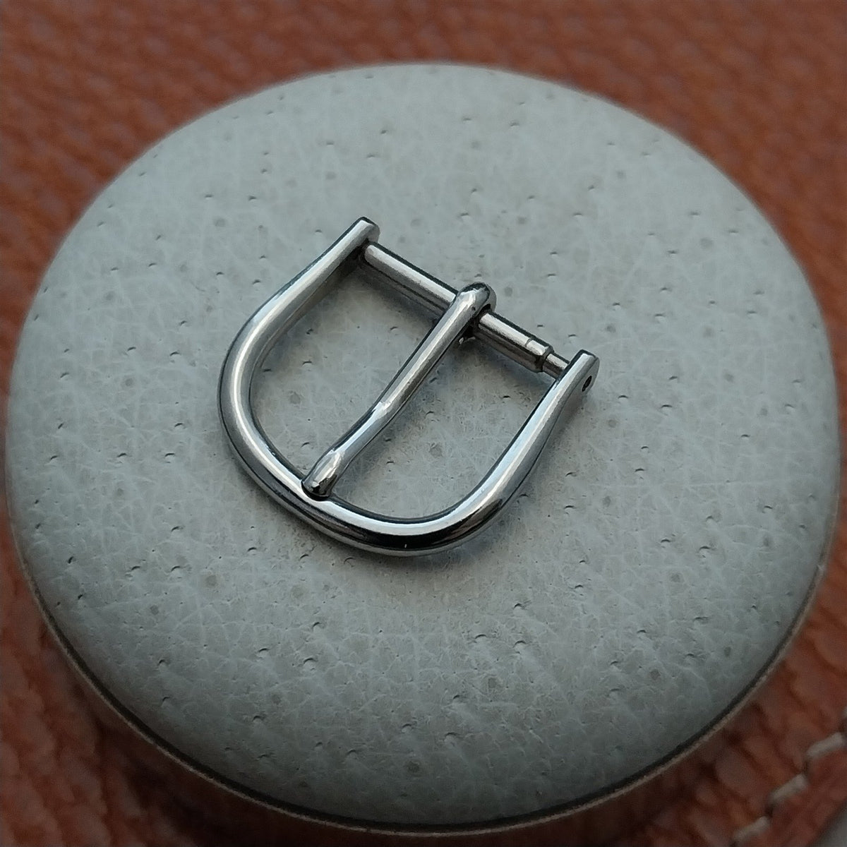 14mm Stainless Steel Unused NOS Vintage Watch Strap Buckle