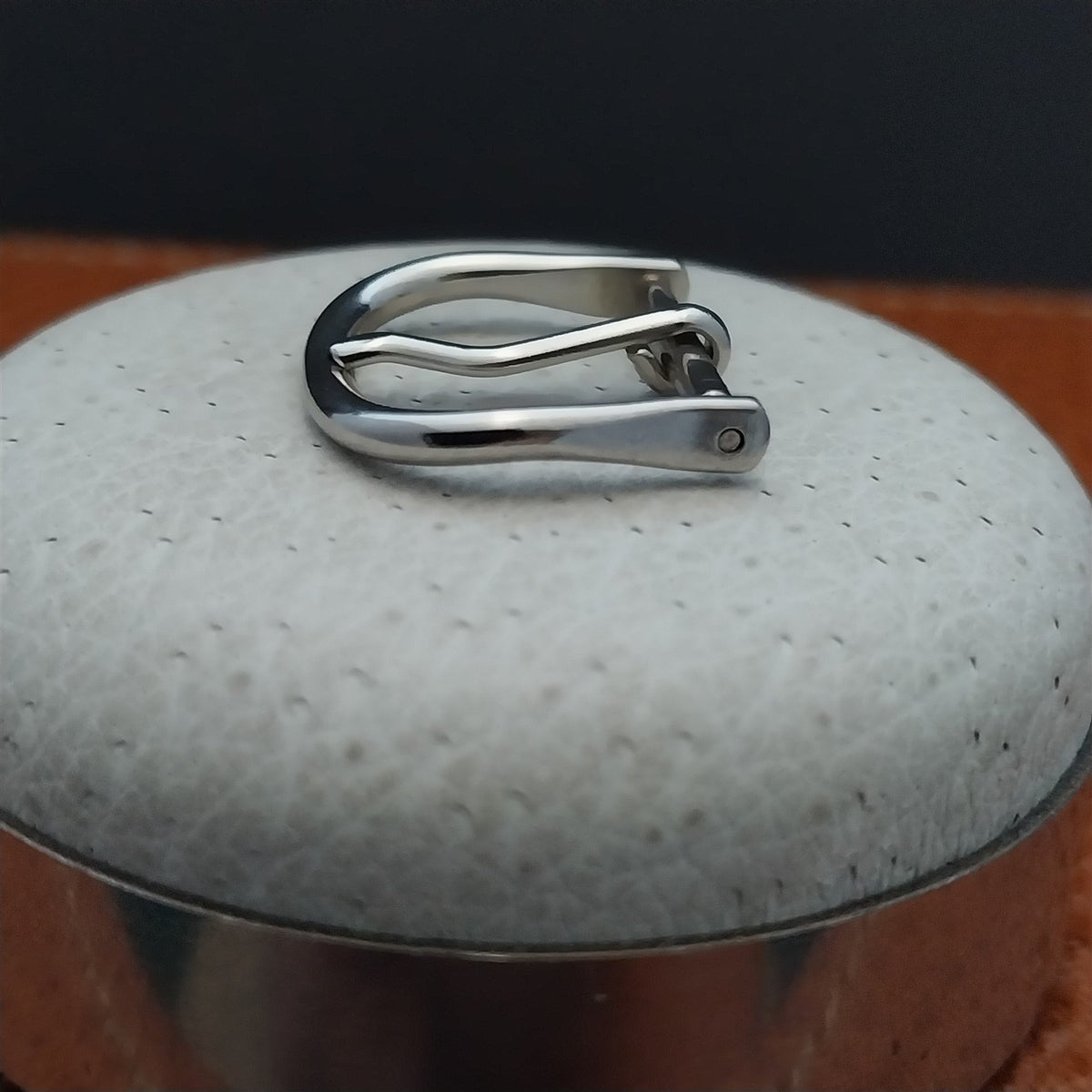 14mm Stainless Steel Unused NOS Vintage Watch Strap Buckle