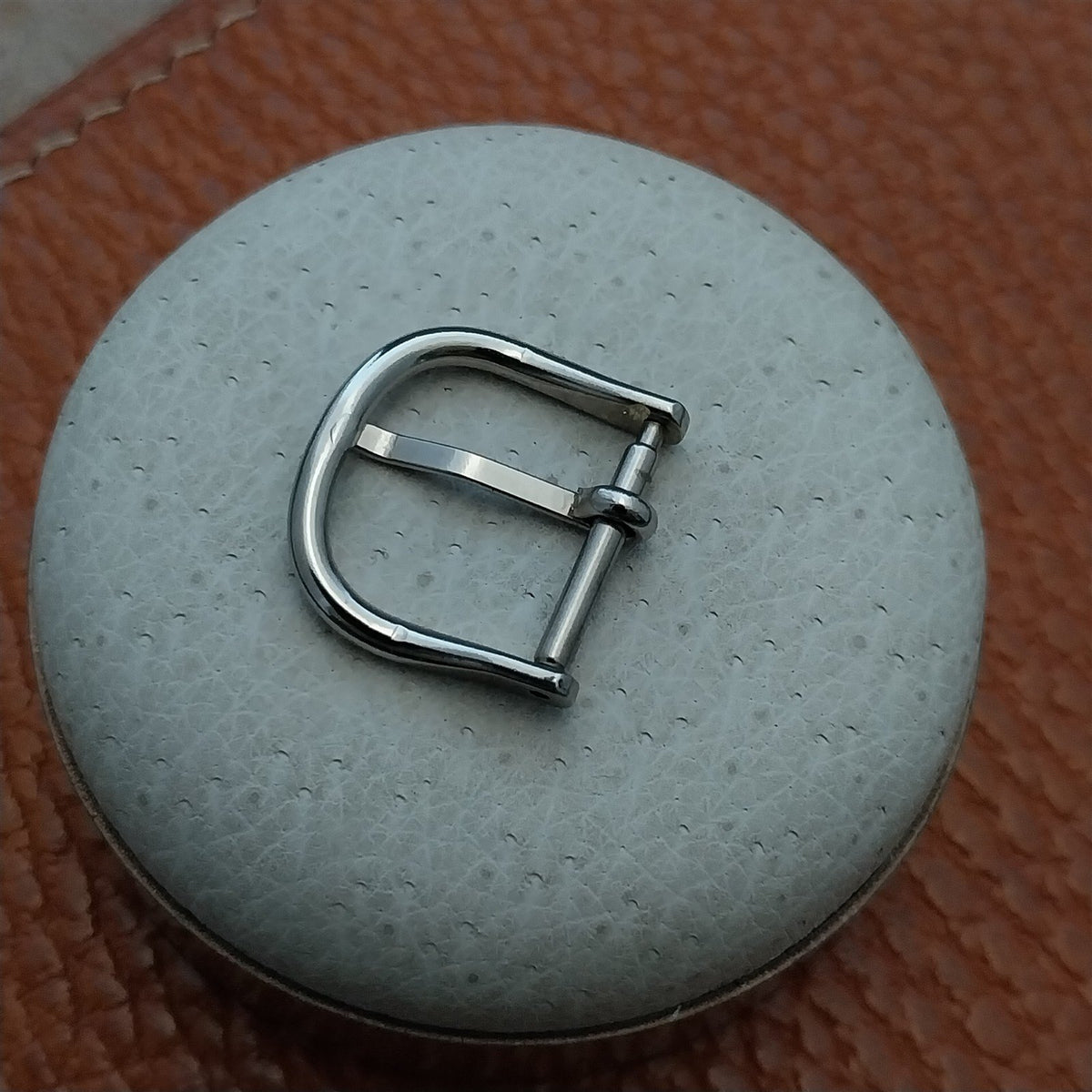 14mm Stainless Steel Unused NOS Vintage Watch Strap Buckle
