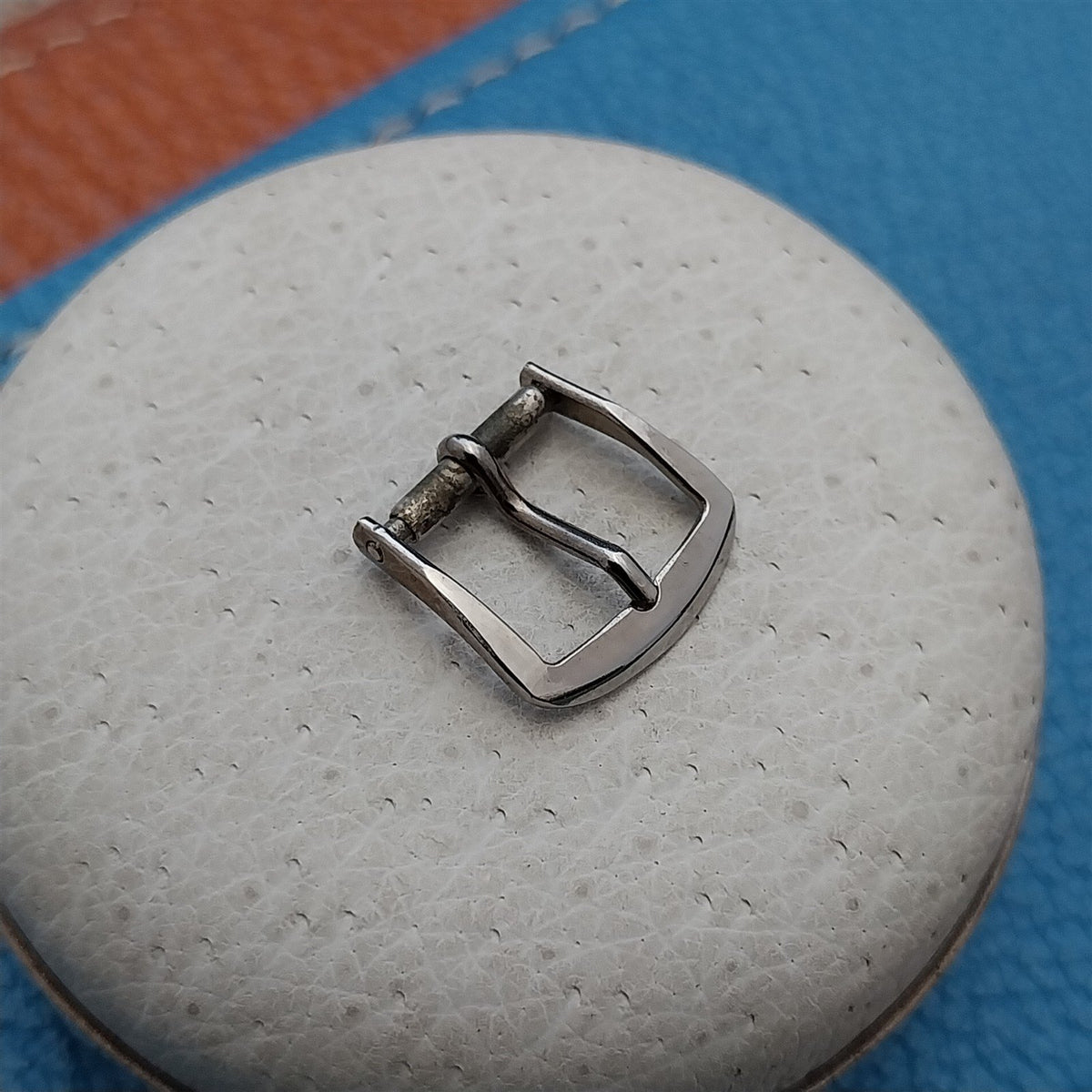 10mm NOS Vintage Silver-Tone Ladies Watch Strap Buckle