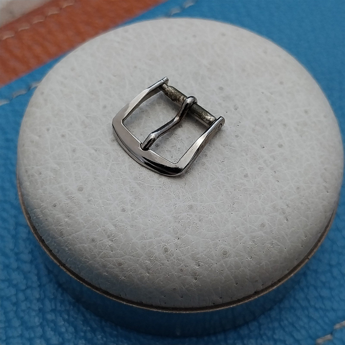 10mm NOS Vintage Silver-Tone Ladies Watch Strap Buckle