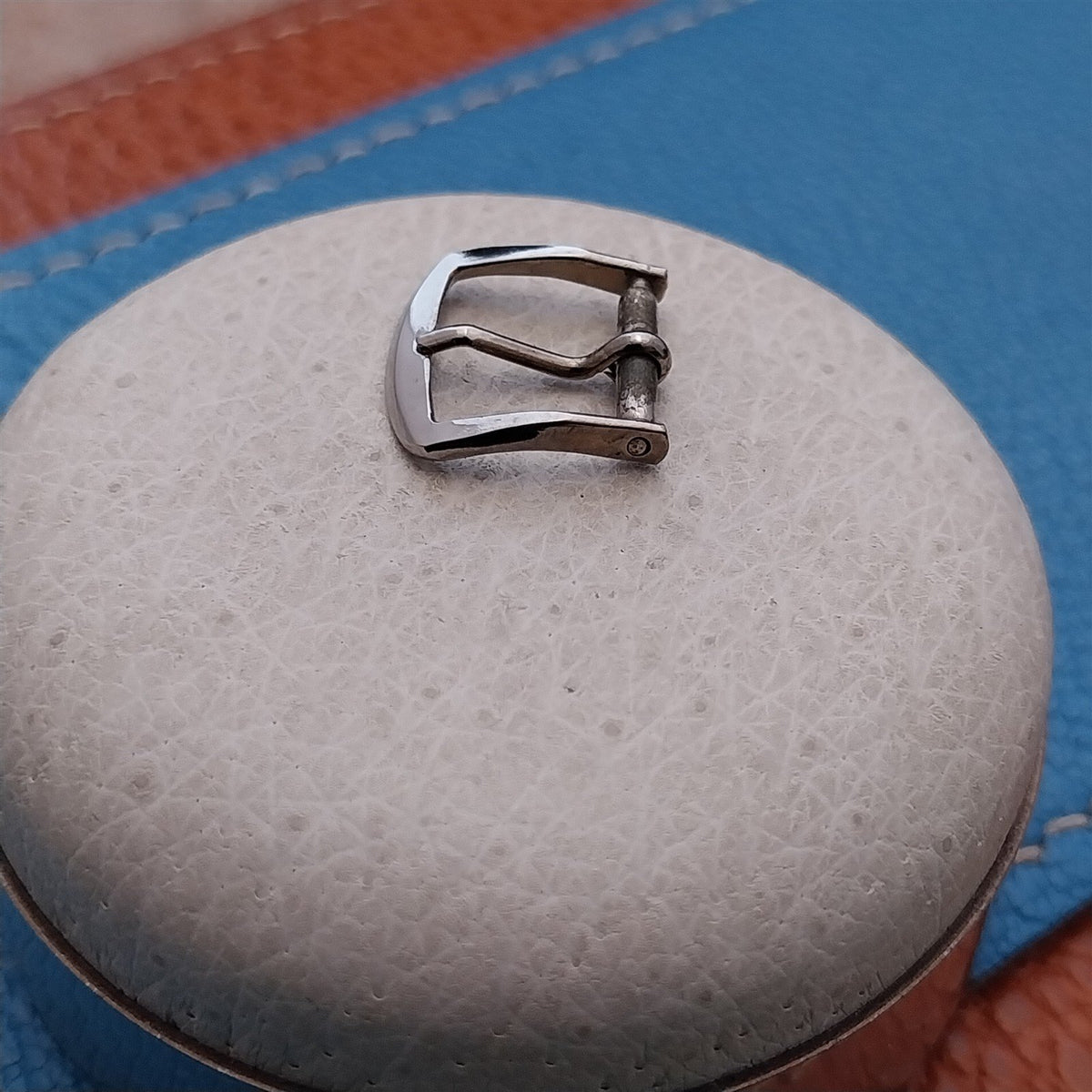 10mm NOS Vintage Silver-Tone Ladies Watch Strap Buckle
