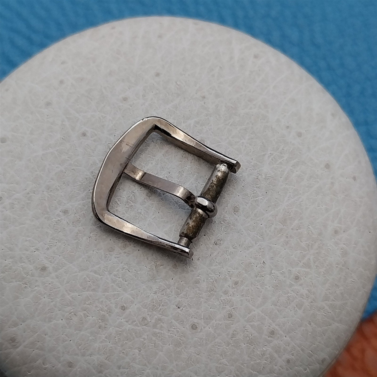 10mm NOS Vintage Silver-Tone Ladies Watch Strap Buckle